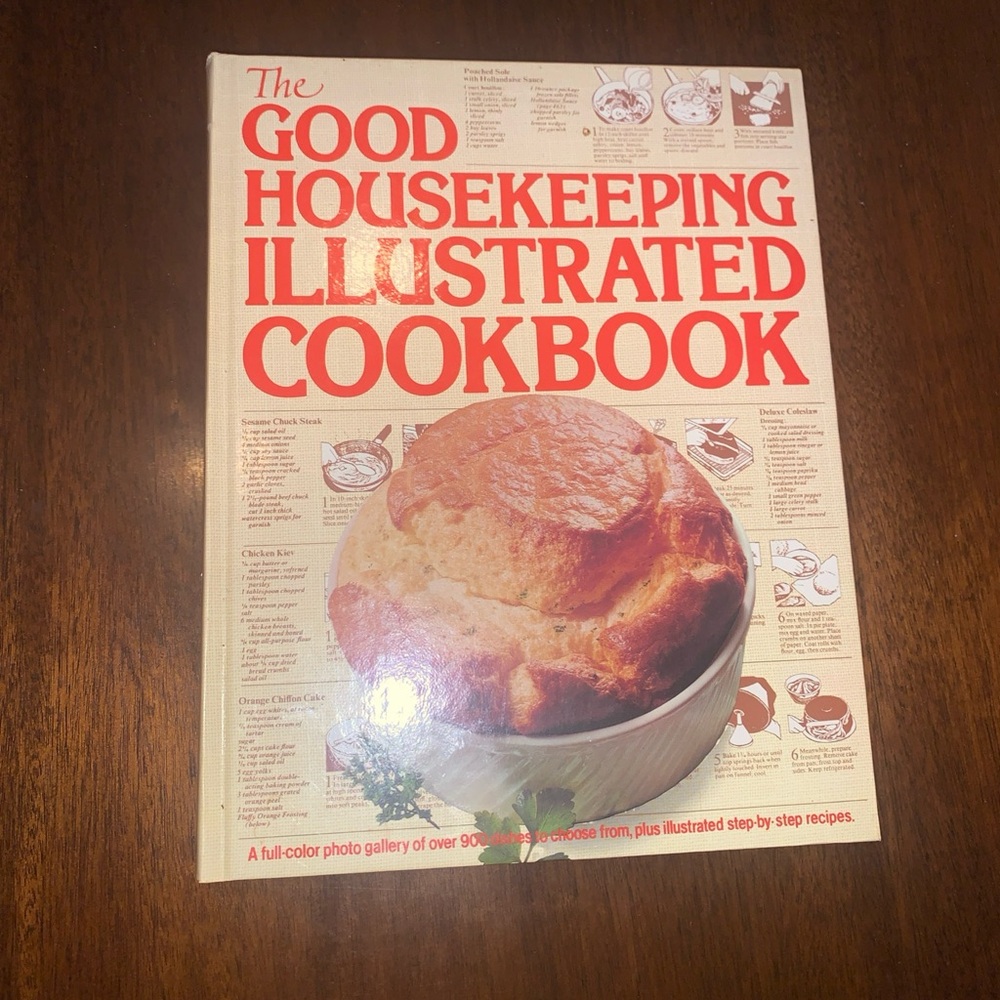 Vintage 1980 The Good Housekeeping Illustrated Cookbook Zoe Coulson Hardcover